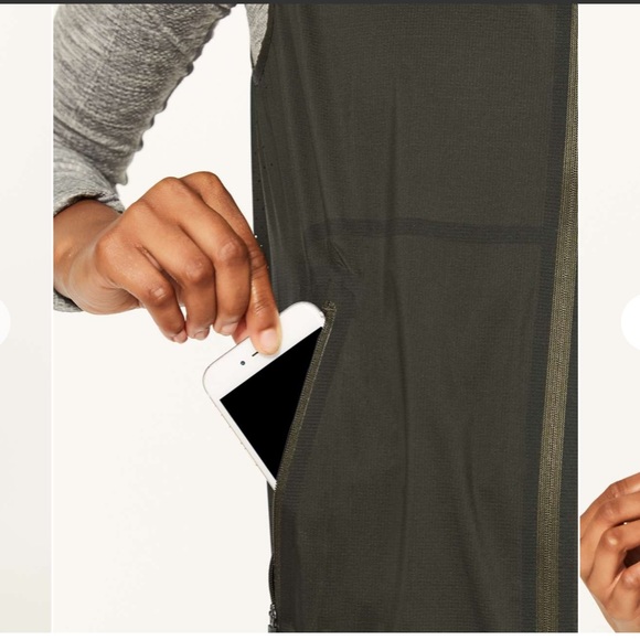 Lululemon | Like the Wind Vest Dark Olive Size 4 - Picture 2 of 16